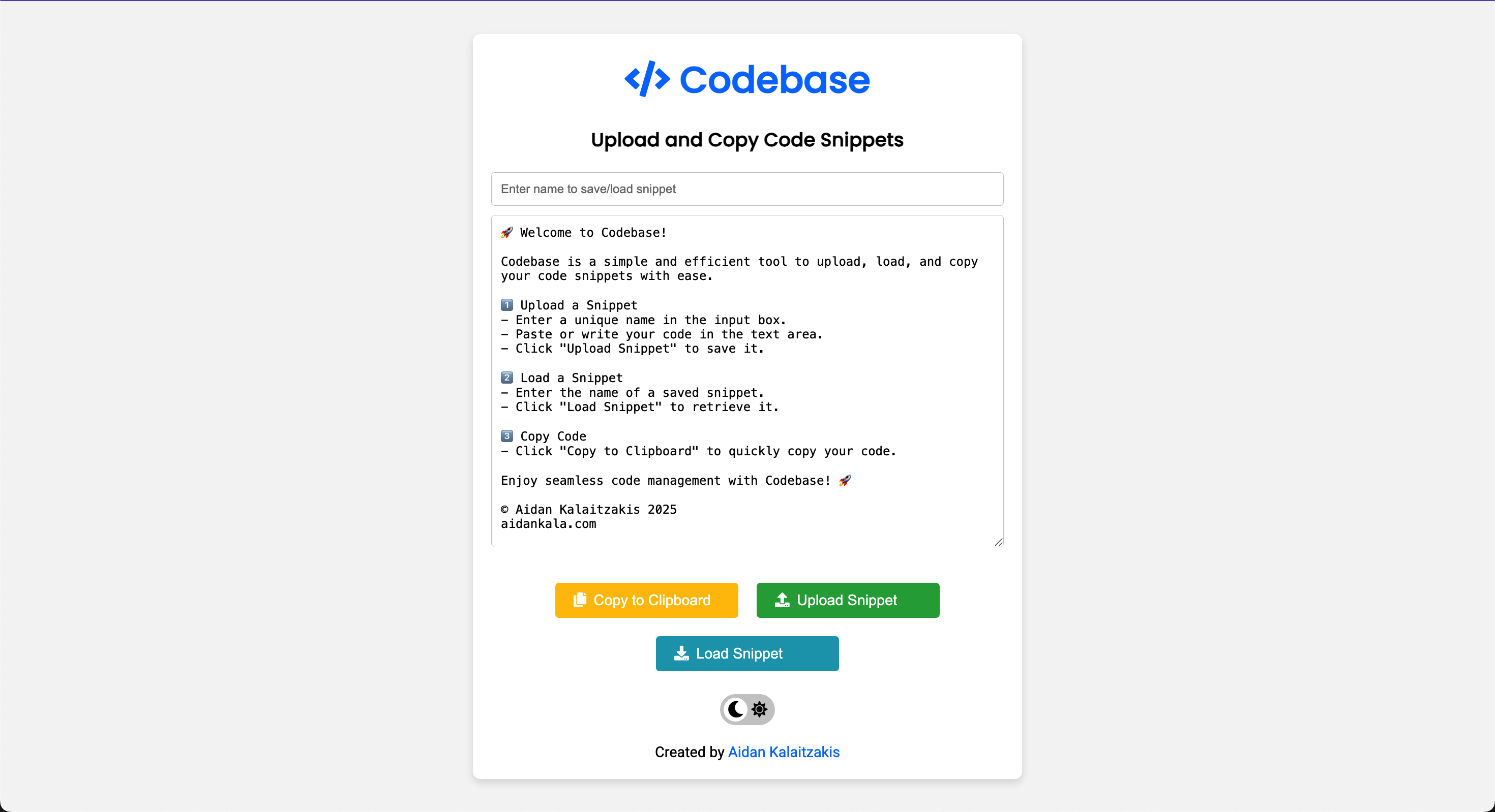 Codebase
